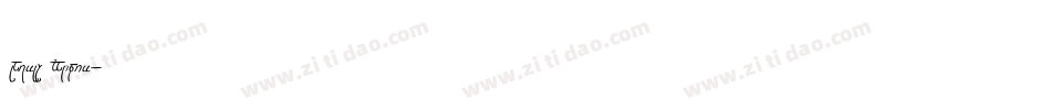 lovely tongue字体转换